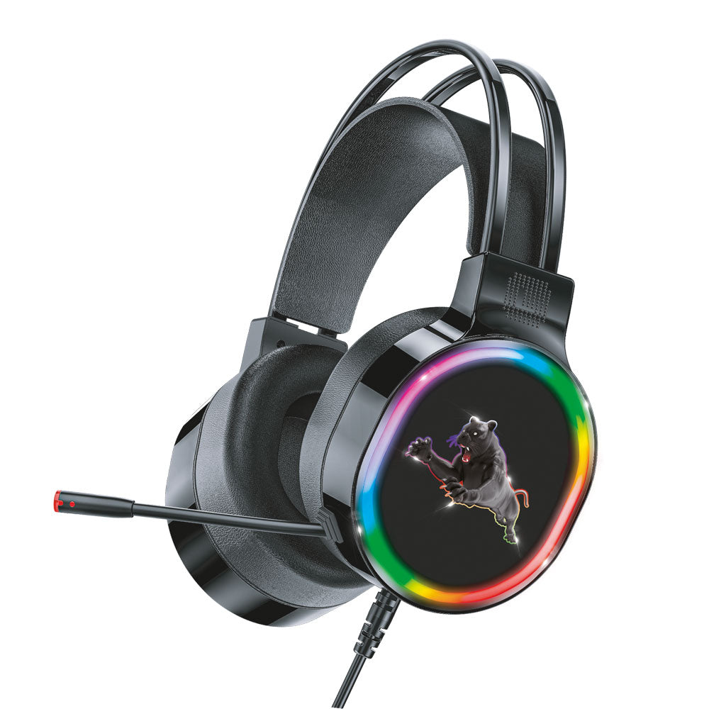 GAMING HEADPHONES WITH MICROPHONE AND USB CONNECTOR - PF143 GAMING HEADPHONES WITH MICROPHONE AND USB CONNECTOR - PF143